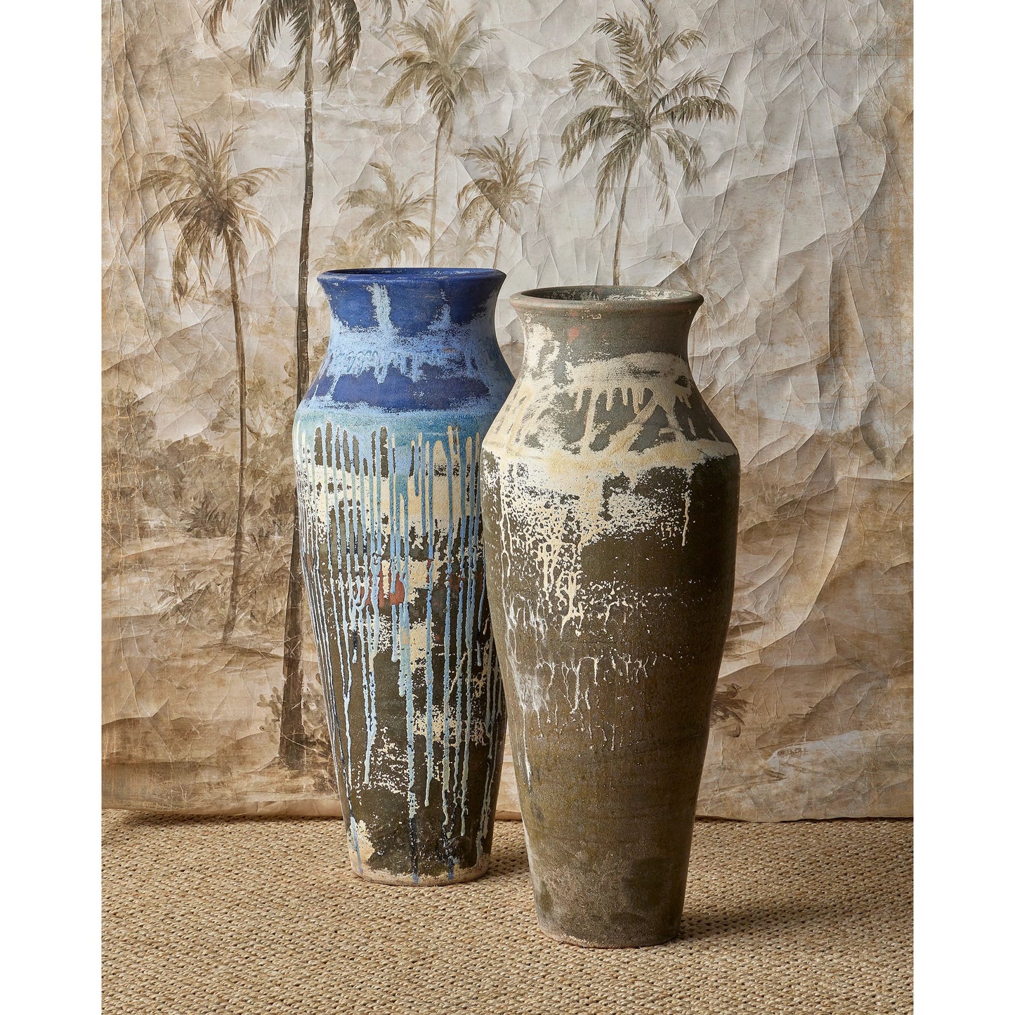 004 SI-2191680 | Lifestyle | Capizzi Cream Urn by Currey and Company in antique white. Made from ceramic in a modern style.