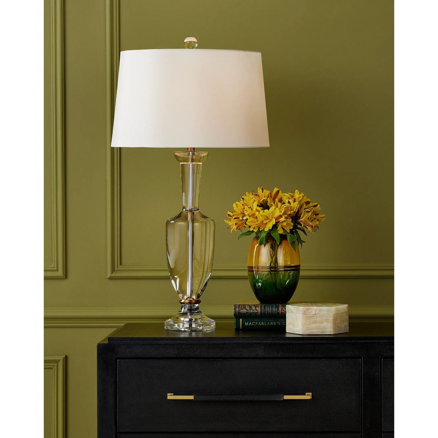 012 SI-2387165 | Lifestyle | Tapio Vase Set by Currey and Company in aqua blue, amber, green. Made from glass in a eclectic & global style.