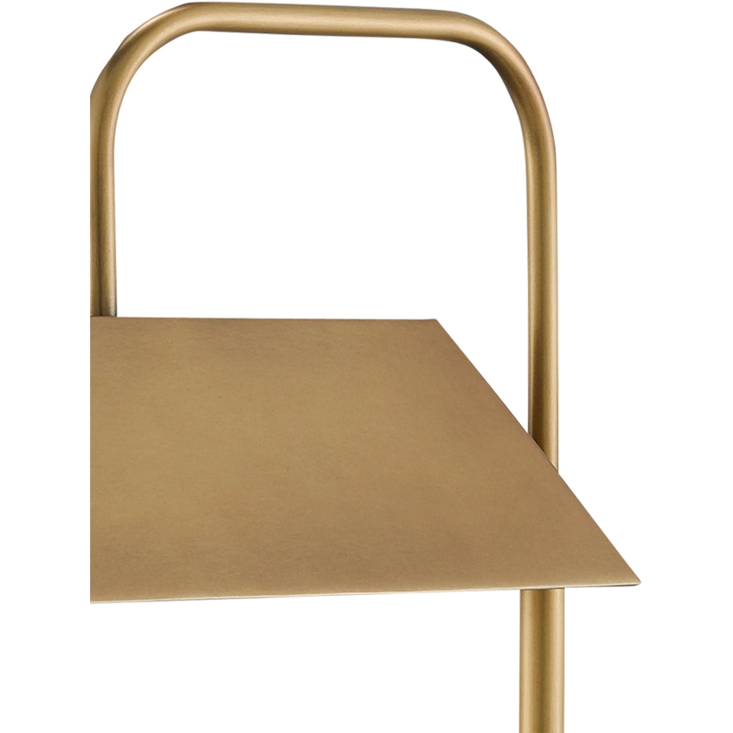 005 SR-767849 | Closeup | Hoxton Table Lamp by Currey and Company in light antique brass. Made from metal in a modern style.