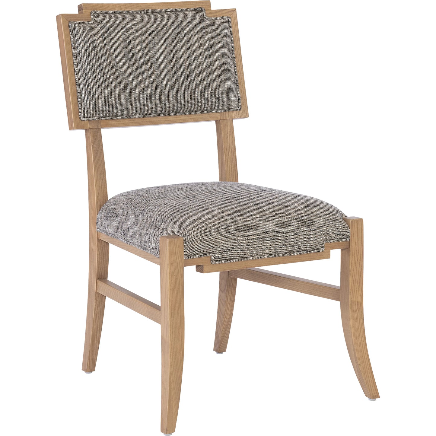 001 SI-2191784 | Primary Silo | Melanie Side Chair by Currey and Company in blonde ash wood, brass. Made from ash wood in a transitional style.