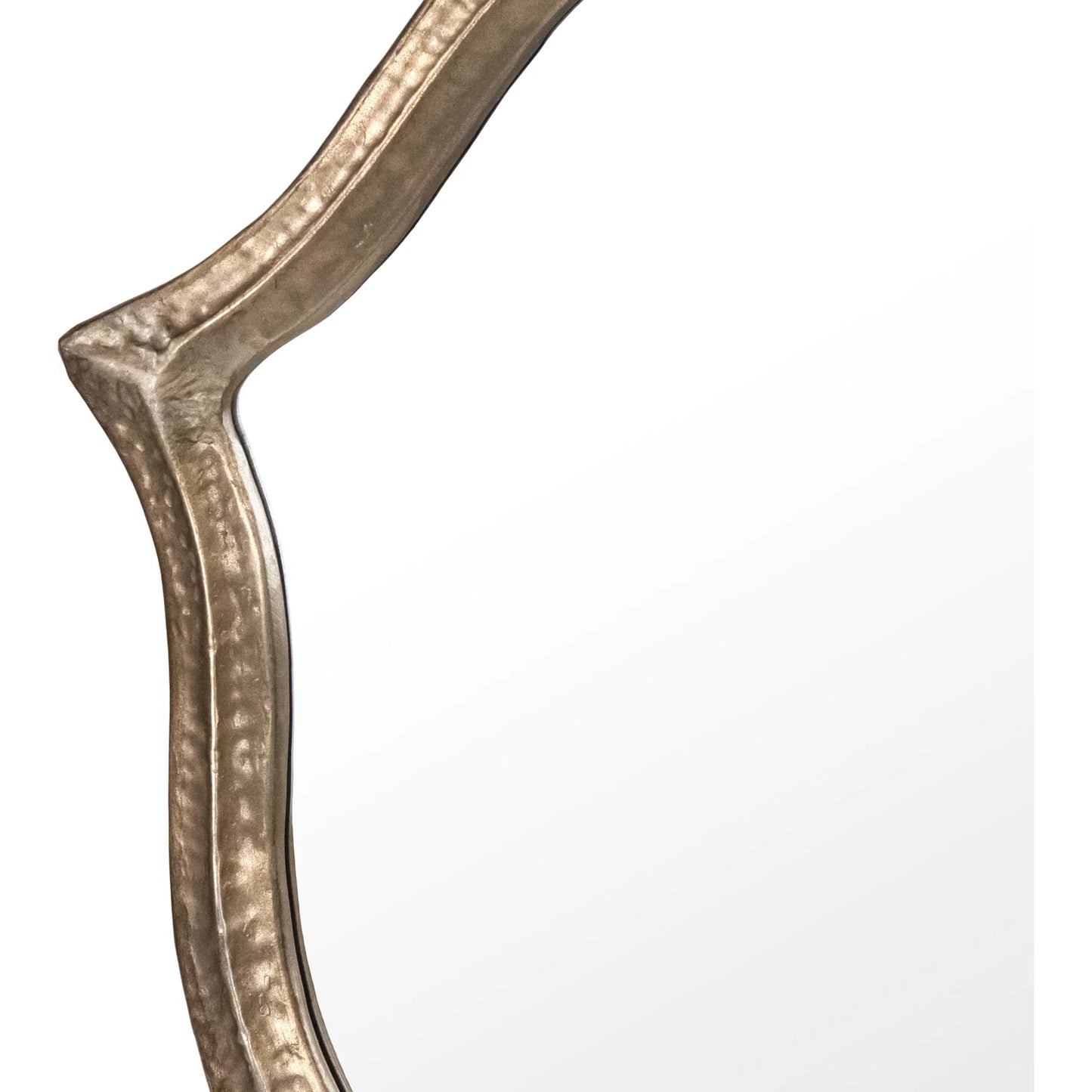 003 SI-2448711 | Additional Silo | Ariel Mirror by Zentique in distressed silver. Made from iron, mirror, mdf in a unique style.