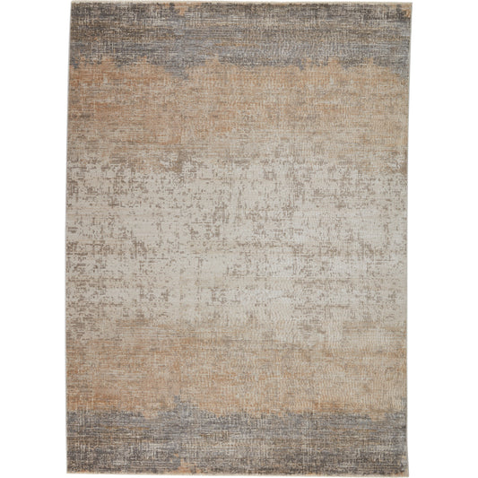 En Blanc EBC08 Rug by Jaipur Living in gray, light tan. Made from unique in a unique style.