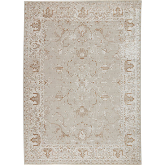 En Blanc EBC09 Rug by Jaipur Living in light gray, white. Made from unique in a unique style.