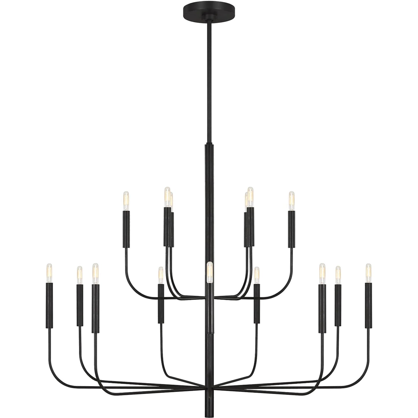 002 SI-2234712 | Primary Silo | Brianna Large Two-Tier Chandelier by Visual Comfort & Co.. Made from steel in a modern style.