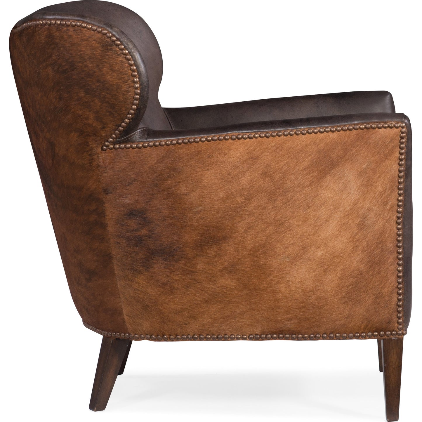 005 SI-1748997 | Additional Silo | Kato Leather Club Chair by Hooker Furniture. Made from leather in a traditional style.