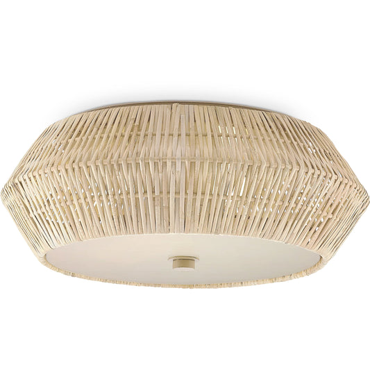 Antibes Flush Mount by Currey and Company. Made from unique in a coastal style.