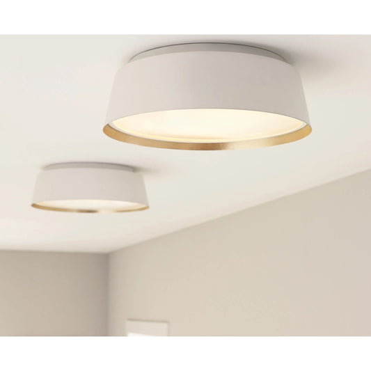 Asher Medium Flush Mount by Visual Comfort & Co.. Made from steel in a modern style.