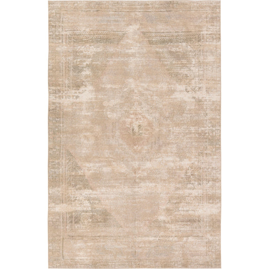 Edage EDA03 Rug by Jaipur Living in tan, green. Made from 70% jute, 30% polyester in a unique style.