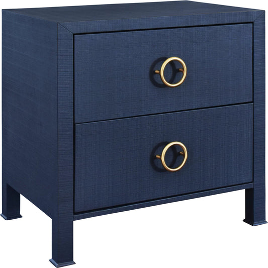 Edelman Two Drawer Side Table by Worlds Away. Made from unique in a eclectic & global style.