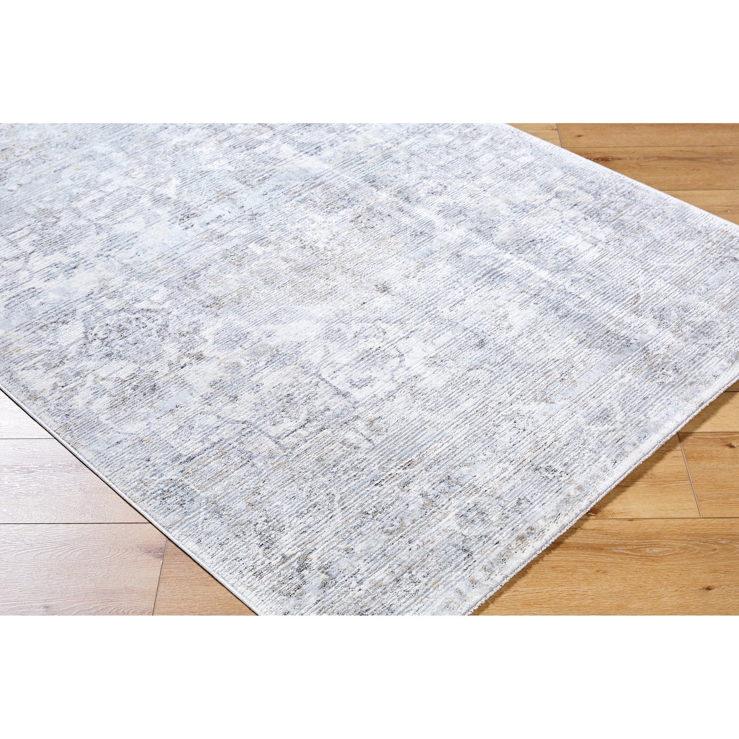 002 SI-2167690,SI-2167691,SI-2167692,SI-2167693,SI-2167694 | Closeup | Edmonton Rug - 489759 by Livabliss in light gray, cream, tan, black. Made from polypropylene, polyester in a unique style.