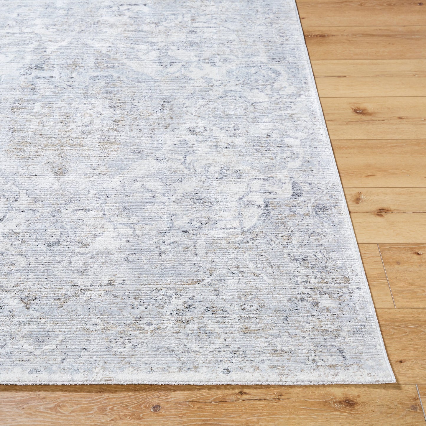003 SI-2167690,SI-2167691,SI-2167692,SI-2167693,SI-2167694 | Closeup | Edmonton Rug - 489759 by Livabliss in light gray, cream, tan, black. Made from polypropylene, polyester in a unique style.