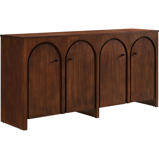 Osceola Wood Grain 4-Door Sideboard Storage Cabinet by Evans & Londeen. Made from wood in a transitional style.