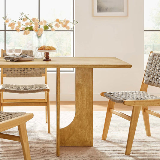 Baltimore Rectangular 70" Wood Dining Table by Evans & Londeen. Made from wood in a transitional style.
