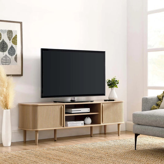 Todd 63" Wood TV Stand by Evans & Londeen. Made from wood in a transitional style.
