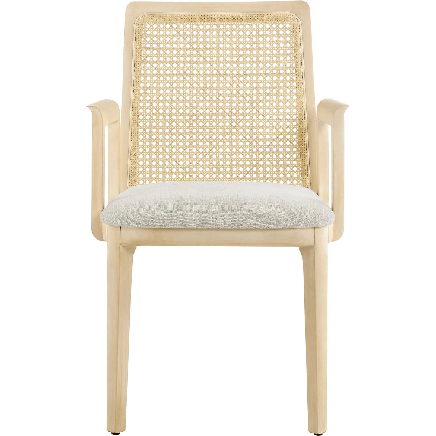 010 SI-2357809 | Additional Silo | Bremer Wood and Rattan Dining Armchair by Evans & Londeen. Made from wood in a transitional style.