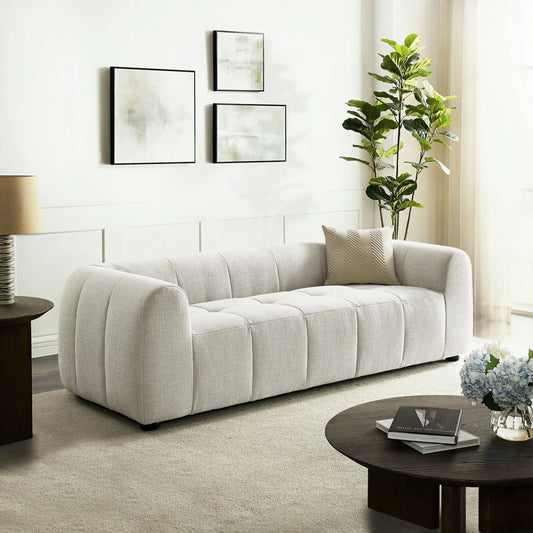 Niobrara Sofa by Evans & Londeen. Made from upholstered fabric in a transitional style.