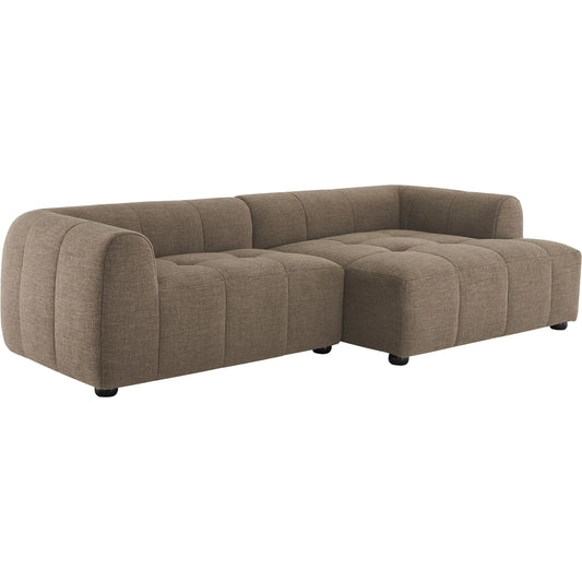 Niobrara Right-Facing Modular Sofa with Chaise by Evans & Londeen. Made from upholstered fabric in a transitional style.
