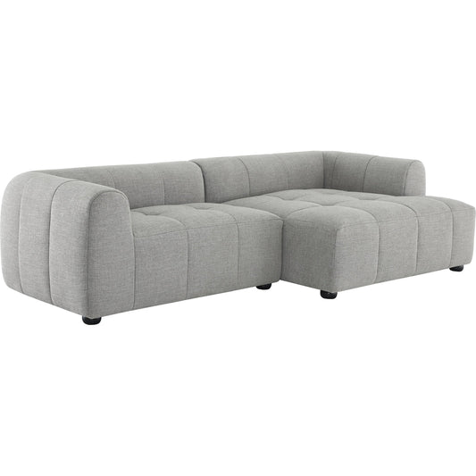 Niobrara Right-Facing Modular Sofa with Chaise by Evans & Londeen. Made from upholstered fabric in a transitional style.