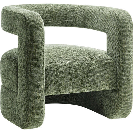 Gilmer Chenille Accent Chair by Evans & Londeen. Made from chenille in a transitional style.