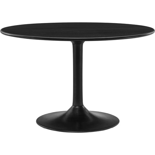 Halstead 48" Round Solid Wood Dining Table by Evans & Londeen. Made from solid wood in a transitional style.