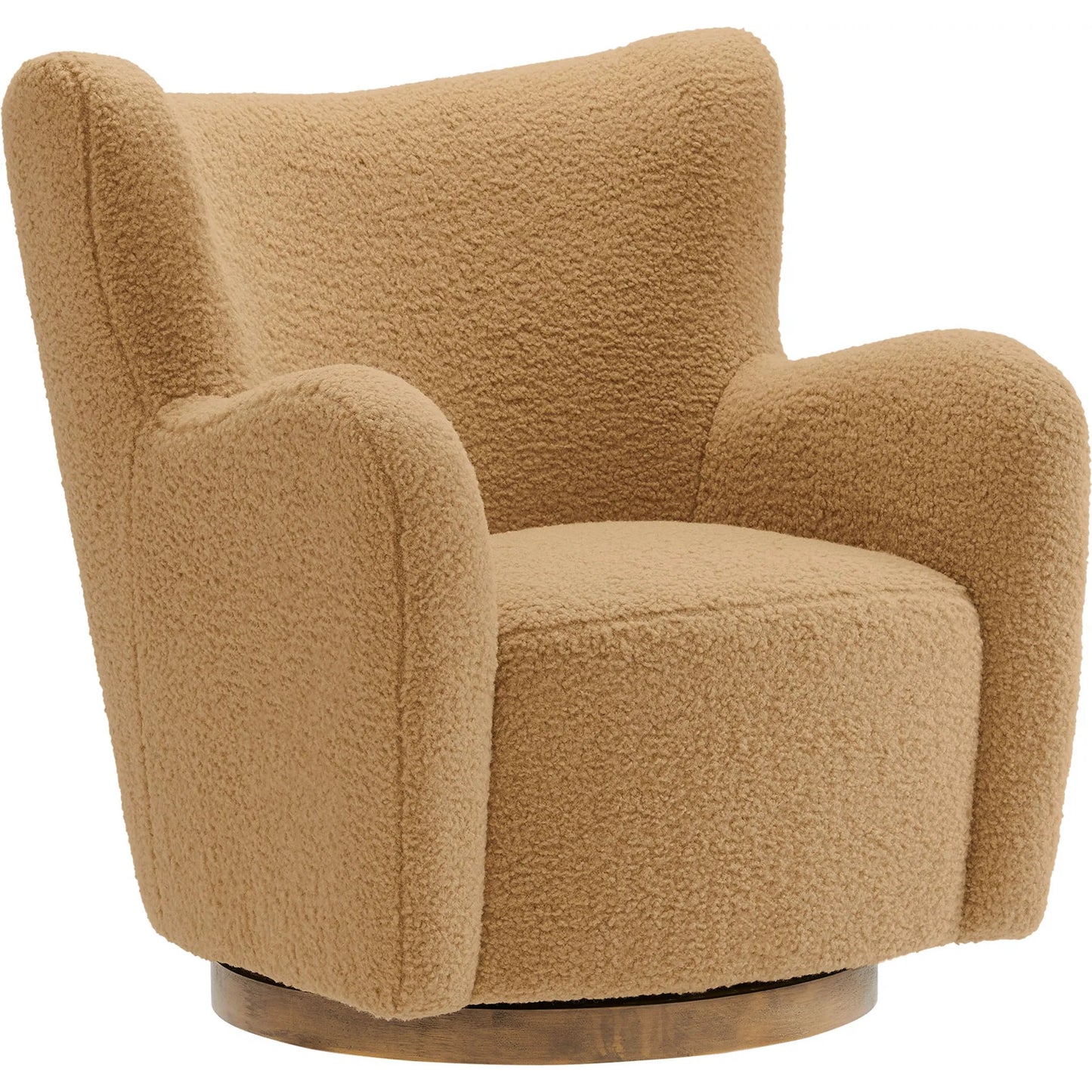 001 SI-2358321 | Primary Silo | Anderson Wingback Sherpa Swivel Accent Chair by Evans & Londeen. Made from sherpa in a unique style.