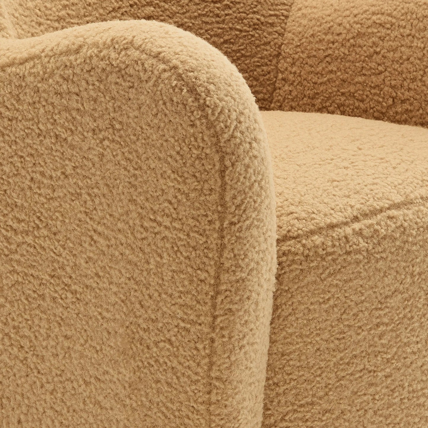 019 SI-2358321 | Closeup | Anderson Wingback Sherpa Swivel Accent Chair by Evans & Londeen. Made from sherpa in a unique style.