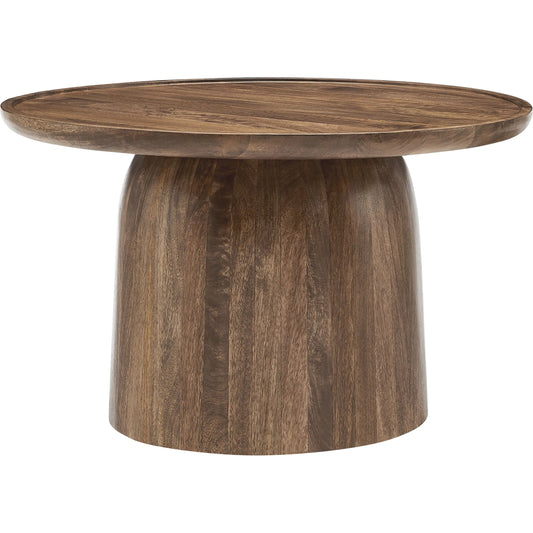 Orleans 30" Round Wood Coffee Table by Evans & Londeen. Made from wood in a modern style.