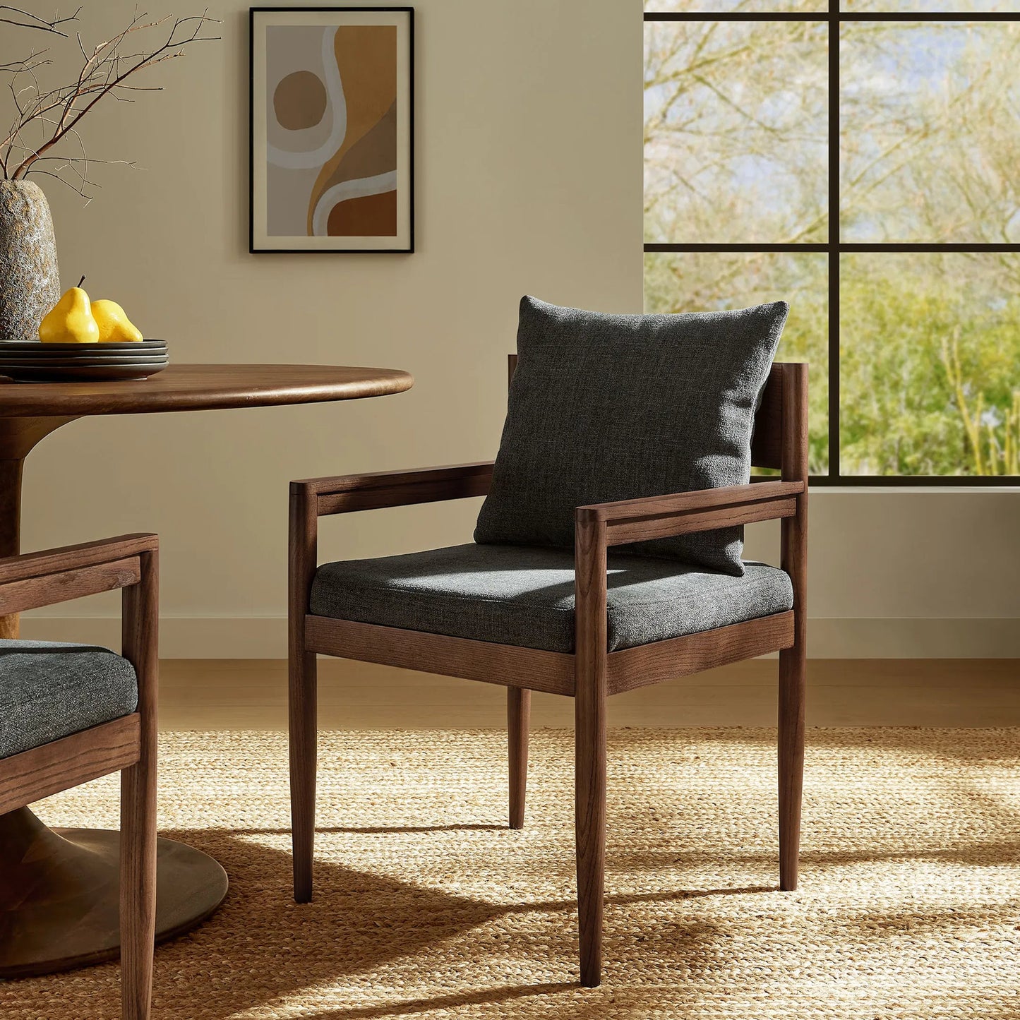 015 SI-2358575 | Lifestyle | Texas Dining Armchair by Evans & Londeen. Made from wood in a unique style.