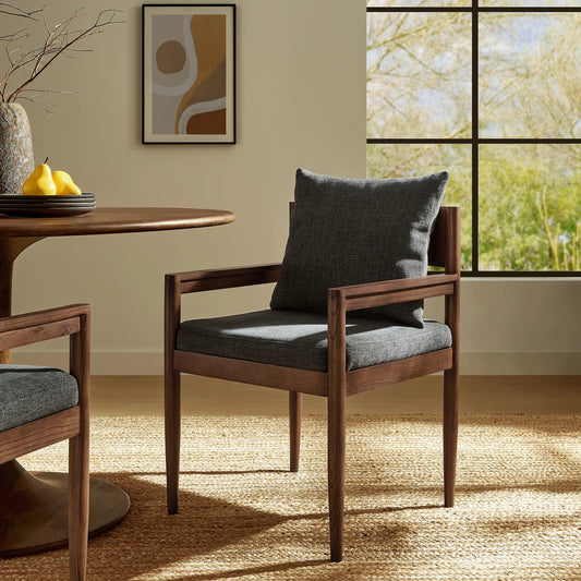 Woodward Wood Dining Armchair by Evans & Londeen. Made from wood in a modern style.