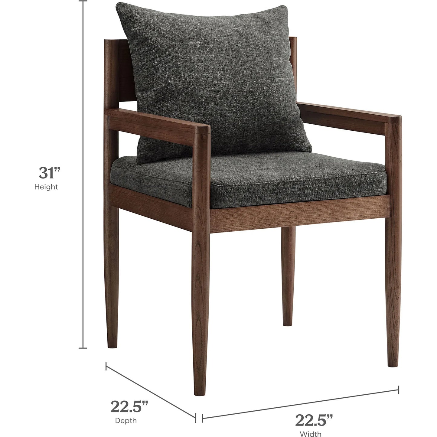 004 SI-2358575 | Additional Silo | Texas Dining Armchair by Evans & Londeen. Made from wood in a unique style.