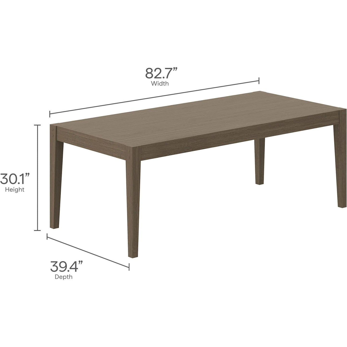 002 SI-2453475 | Additional Silo | Galt 9-Piece Teak Wood Dining Set by Evans & Londeen in weathered gray. Made from teak wood in a transitional style.