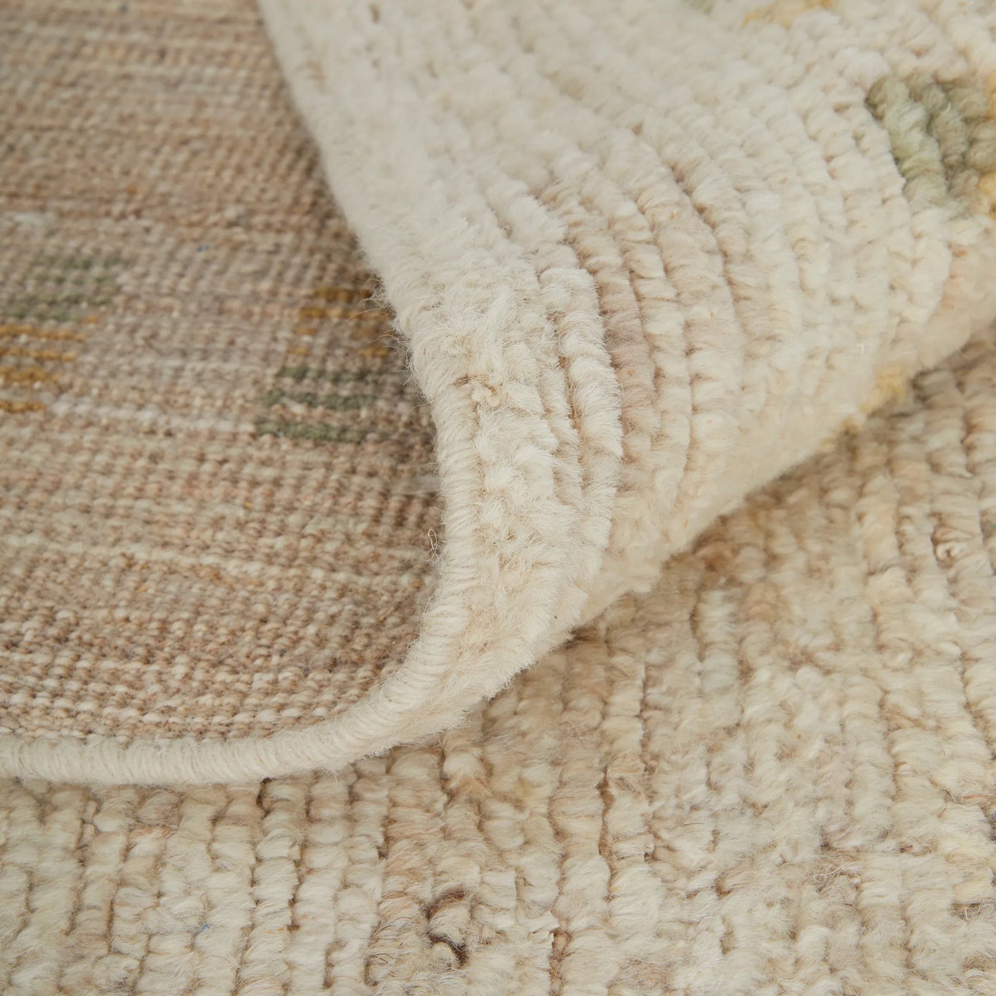 005 SI-2238407,SI-2238408,SI-2238409,SI-2238410,SI-2238411 | Closeup | Kasbah Rug - KAS69G2F by Feizy in tan, red, green. Made from wool in a unique style.