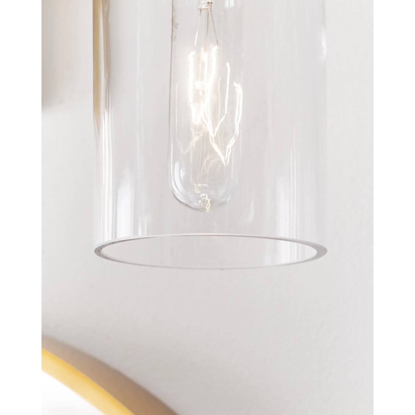 009 SI-2234319 | Closeup | Garrett 3 - Light Vanity by Visual Comfort & Co.. Made from steel in a unique style.