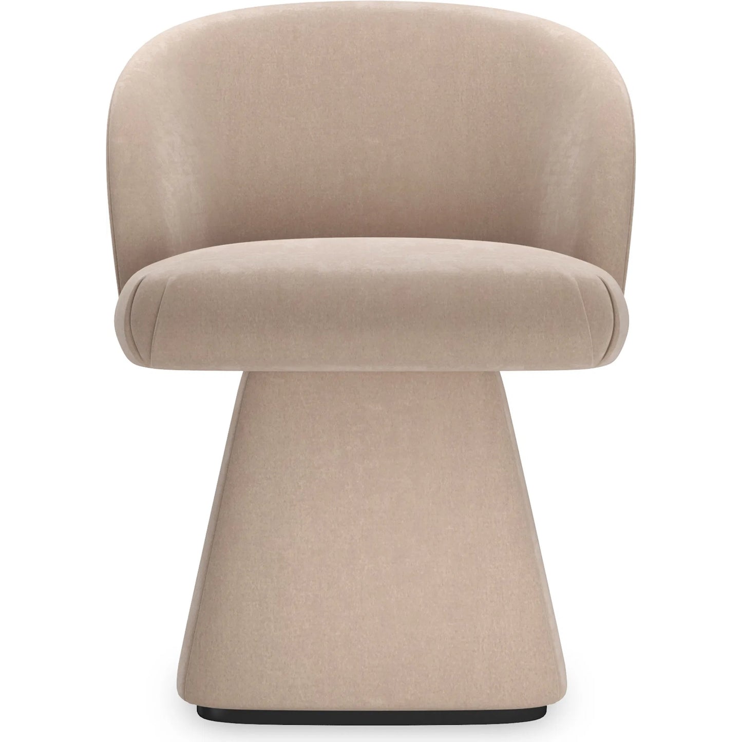 003 SI-2250633 | Additional Silo | Vuelta Swivel Chair by Caracole in taupe and almost black. Made from asian hardwood in a unique style.