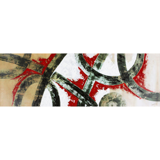 Wall Decor - 493660 by Surya in red. Made from main: canvas in a modern style.