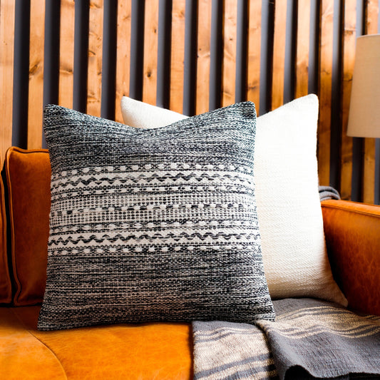 Ethan Pillow - 11103 by Livabliss. Made from 100% cotton in a eclectic & global style.