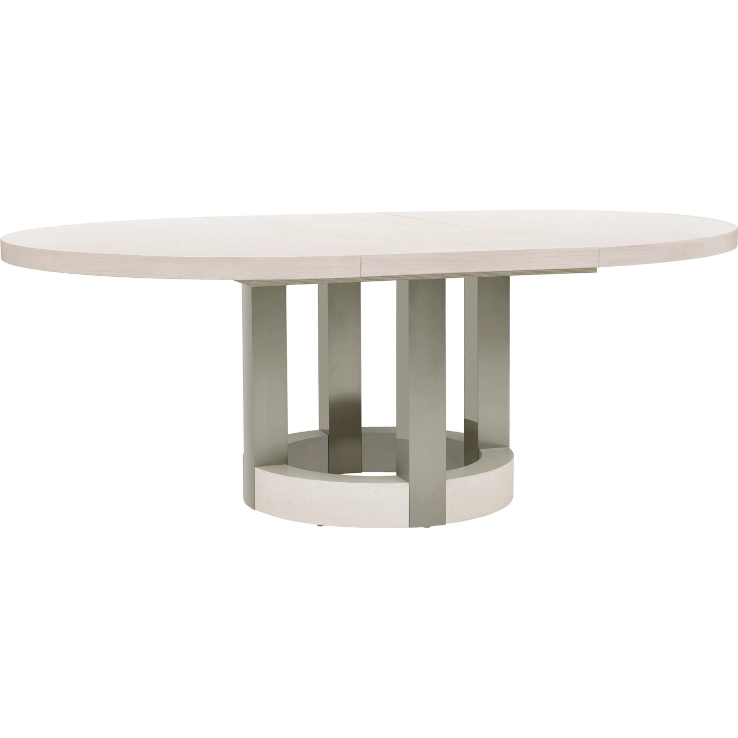003 SI-2238786 | Additional Silo | Brighton Round Table with Leaf Extension by Pulaski Furniture in north star. Made from ash wood veneers in a unique style.