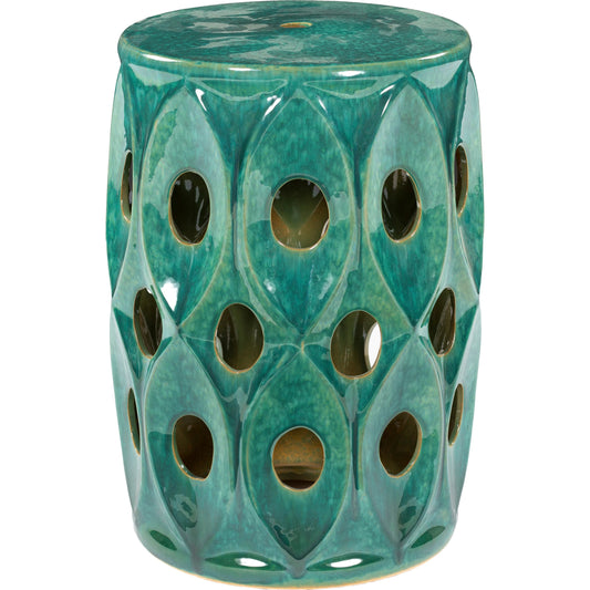 Erika - 27430 by Surya in green and glazedglazed. Made from top: ceramic, base: ceramic in a modern style.