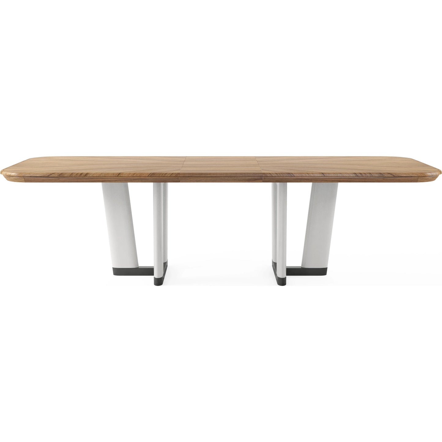 003 SI-2065176 | Additional Silo | Portico Rectangular Dining Table by A.R.T. Furniture in sienna, white plaster. Made from parawood solids, mindi veneers, resin, metal in a modern style.