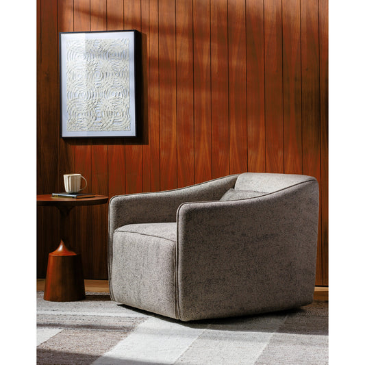 Kelli - 497050 by Surya in gray, medium gray and wood finish. Made from upholstery: polyester, base: beech wood, fill: 100% polyurethane foam in a modern style.