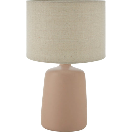 001 SI-2169113 | Primary Silo | Elio Table Lamp - 538073 by Livabliss in glazed. Made from ceramic, linen, polyester in a modern style.