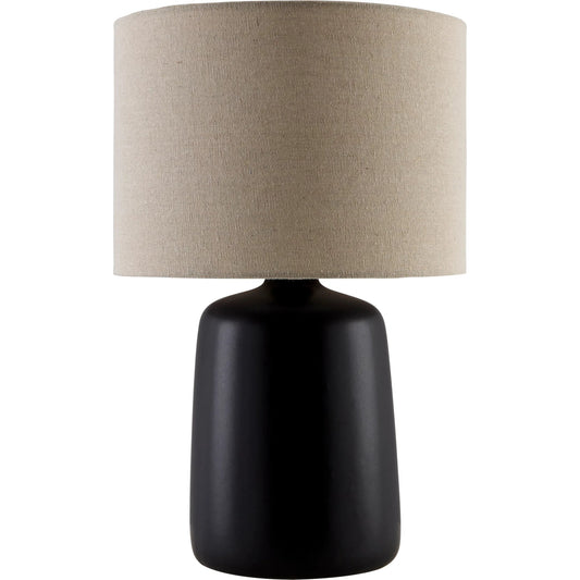 Elio Table Lamp - 538073 by Livabliss in glazed. Made from ceramic, linen, polyester in a modern style.