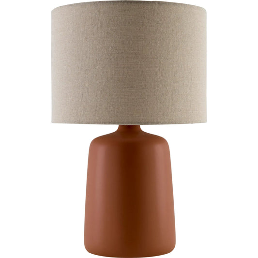 Elio Table Lamp - 538073 by Livabliss in glazed. Made from ceramic, linen, polyester in a modern style.