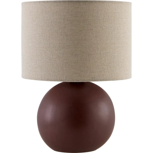 Elio Table Lamp - 538084 by Livabliss in glazed. Made from ceramic, linen, polyester in a modern style.
