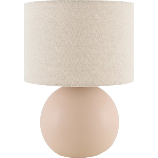 Elio Table Lamp - 538084 by Livabliss in glazed. Made from ceramic, linen, polyester in a modern style.