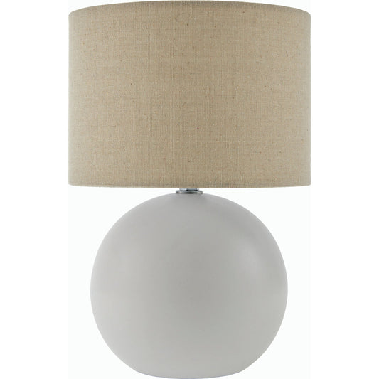 Elio Table Lamp - 538084 by Livabliss in glazed. Made from ceramic, linen, polyester in a modern style.