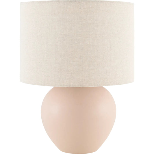 Elio Table Lamp - 538095 by Livabliss in glazed. Made from ceramic, linen, polyester in a cottage & farmhouse style.