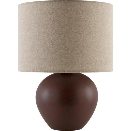 Elio Table Lamp - 538095 by Livabliss in glazed. Made from ceramic, linen, polyester in a cottage & farmhouse style.