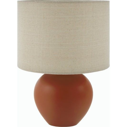 Elio Table Lamp - 538095 by Livabliss in glazed. Made from ceramic, linen, polyester in a cottage & farmhouse style.