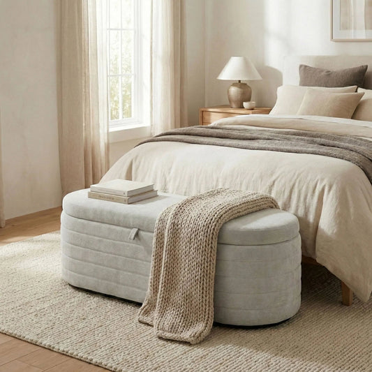 Elio Storage Bench by LH Imports in platinum and matte black. Made from metal, foam, 100% polyester fabric in a transitional style.